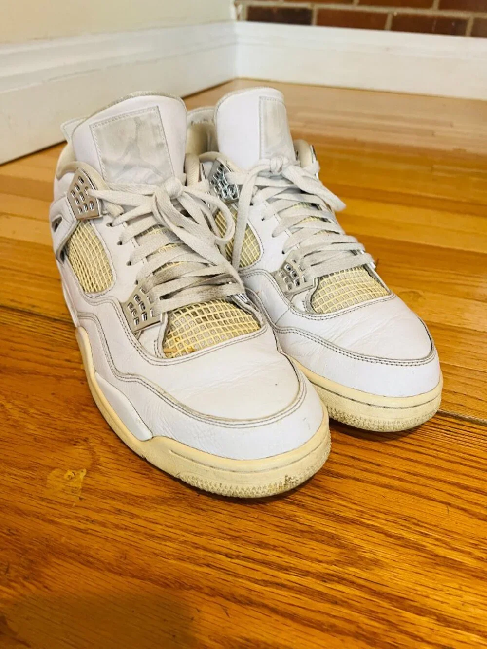 Nike Air Jordan 4 IV  Men’s Size 13 Retro Pure Money 2017 Sneakers 308497-100